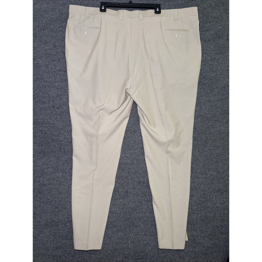 Lauren Ralph Lauren Men's Dress Pants Tan Striped Size 50w x 34l - Picture 6 of 9